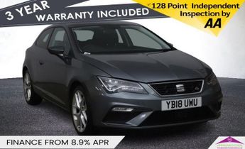 SEAT Leon 1.4 TSI FR Technology Sport Coupe 3dr Petrol Manual Euro 6 (s/s)