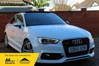Audi A3 2.0 TDI S line Saloon 4dr Diesel S Tronic quattro Euro 6 (s/s) (