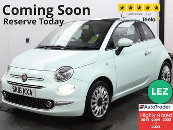 Fiat 500 1.2 Lounge Hatchback 3dr Petrol Manual Euro 6 (s/s) (69 bhp)
