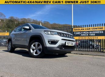 Jeep Compass 1.4T MultiAirII Longitude SUV 5dr Petrol Auto 4WD Euro 6 (s/s) (