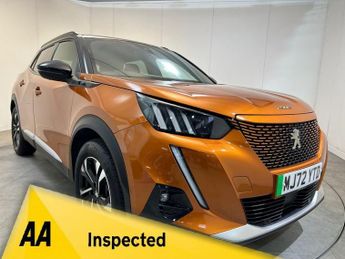 Peugeot 2008 50kWh GT SUV 5dr Electric Auto (7kW Charger) (136 ps)