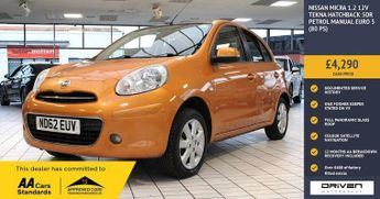 Nissan Micra 1.2 12V Tekna Hatchback 5dr Petrol Manual Euro 5 (80 ps)