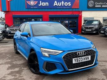 AUDI A3 1.0 TFSI 30 S line Sportback 5dr Petrol S Tronic Euro 6 (s/s) (1