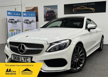 Mercedes C Class 2.0 C200 AMG Line (Premium) Coupe 2dr Petrol G-Tronic+ Euro 6 (s