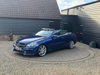 MERCEDES-BENZ E-CLASS 3.0 E350d V6 AMG Line Edition Cabriolet 2dr Diesel G-Tronic+ Eur