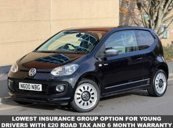 Volkswagen Up 1.0 up! Black Hatchback 3dr Petrol Manual Euro 5 (75 ps)
