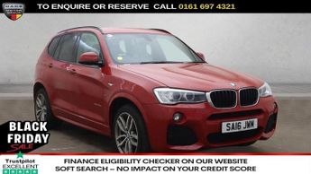BMW X3 2.0 20d M Sport SUV 5dr Diesel Auto xDrive Euro 6 (s/s) (190 ps)