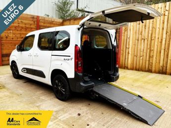 Citroen Berlingo 3 Seat Auto Wheelchair Accessible Disabled Access Vehicle WAV