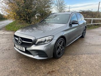 MERCEDES-BENZ C-CLASS 2.0 C300e 13.5kWh AMG Line Night Edition (Premium) Estate 5dr Pe