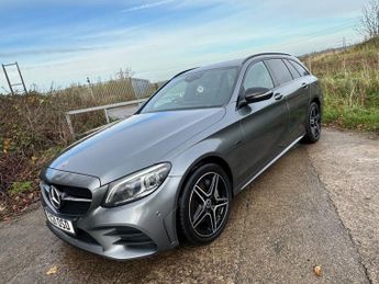 MERCEDES-BENZ C-CLASS 2.0 C300e 13.5kWh AMG Line Night Edition (Premium) Estate 5dr Pe