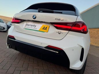 BMW 1 SERIES 1.5 116d M Sport (LCP) Hatchback 5 Door Alpine White Diesel DCT 