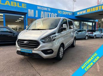 FORD TRANSIT CUSTOM 2.0 320 EcoBlue Limited Crew Van Double Cab 5dr Diesel Auto L1 H