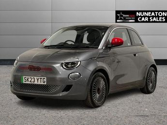 FIAT 500E 42kWh RED Hatchback 3dr Electric Auto (118 ps)