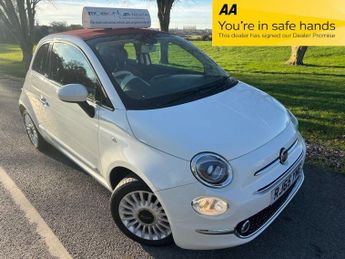 Fiat 500 1.2 ECO Lounge Convertible 2dr Petrol Manual Euro 6 (s/s) (69 bh