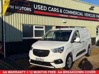 Vauxhall Combo 1.5 Turbo D 2300 Sportive Panel Van 4dr Diesel Manual L2 H1 Euro