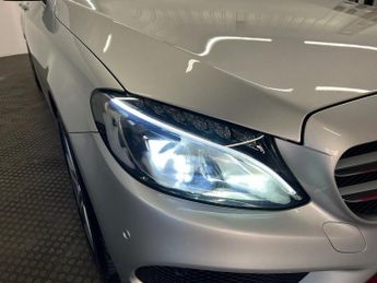 MERCEDES-BENZ C-CLASS 2.0 C200 AMG Line Saloon 4dr Petrol 7G-Tronic+ Euro 6 (s/s) (184