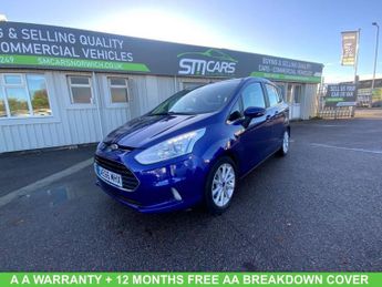 Ford B Max 1.0T EcoBoost Titanium MPV 5dr Petrol Manual Euro 5 (s/s) (120 p