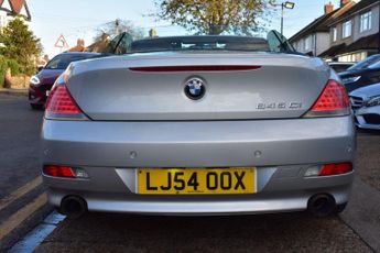 BMW 6 SERIES 4.4 645Ci V8 Convertible 2dr Petrol Auto Euro 3 (333 bhp) &pound