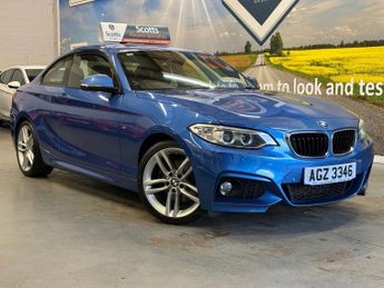 BMW 220 2.0 220d M Sport Coupe 2 Door Diesel Automatic Blue Euro 6 Low T