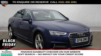 Audi A4 2.0 TDI S line Saloon 4dr Diesel S Tronic Euro 6 (s/s) (150 ps)