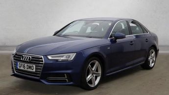 AUDI A4 2.0 TDI S line Saloon 4dr Diesel S Tronic Euro 6 (s/s) (150 ps)