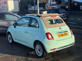 FIAT 500C 1.2 Lounge Convertible 2dr Petrol Dualogic Euro 6 (s/s) (69 bhp)