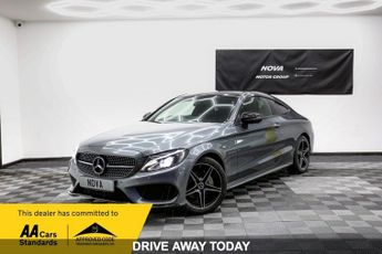 Mercedes C Class 2.0 C200 AMG Line (Premium) Coupe 2dr Petrol G-Tronic+ Euro 6 (s