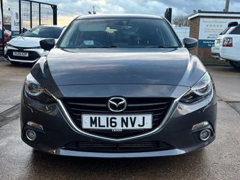 MAZDA MAZDA3 2.2 SKYACTIV-D Sport Nav Hatchback 5 Door Diesel Automatic Grey 