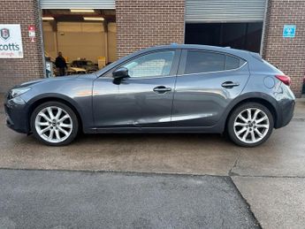 MAZDA MAZDA3 2.2 SKYACTIV-D Sport Nav Hatchback 5 Door Diesel Automatic Grey 