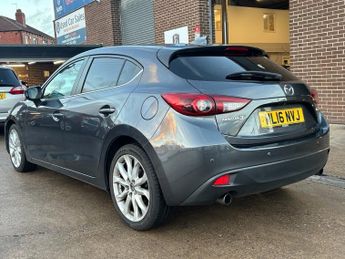 MAZDA MAZDA3 2.2 SKYACTIV-D Sport Nav Hatchback 5 Door Diesel Automatic Grey 