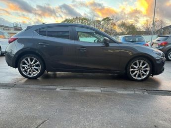 MAZDA MAZDA3 2.2 SKYACTIV-D Sport Nav Hatchback 5 Door Diesel Automatic Grey 