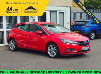 Vauxhall Astra 1.4i Turbo SRi Hatchback 5dr Petrol Manual Euro 6 (150 ps)