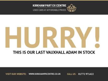 VAUXHALL ADAM 1.2i ecoFLEX ENERGISED Hatchback 3dr Petrol Manual Euro 6 (s/s) 