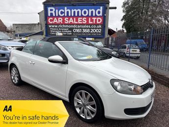 Volkswagen Golf TDi 2.0 TDI BlueMotion Tech SE Cabriolet 2dr Diesel Manual Euro 5 (s