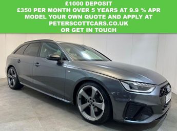 AUDI A4 AVANT 2.0 TFSI 40 Black Edition Estate 5dr Petrol S Tronic Euro 6 (s/s