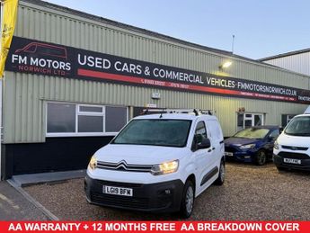 Citroen Berlingo 1.6 BlueHDi 650 Enterprise M Panel Van 5dr Diesel Manual SWB Eur