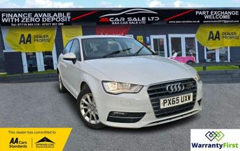 Audi A3 1.6 TDI SE Sportback 5dr Diesel S Tronic Euro 6 (s/s) (110 ps)