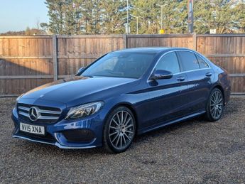 Mercedes C Class 2.1 C300dh AMG Line (Premium Plus) Saloon 4dr Diesel Hybrid G-Tr