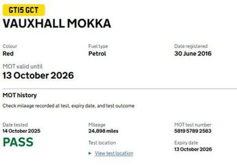 VAUXHALL MOKKA 1.4i Turbo SE SUV 5dr Petrol Auto 2WD Euro 6 (140 ps)