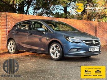 Vauxhall Astra 1.4i SRi Hatchback 5dr Petrol Manual Euro 6 (100 ps)
