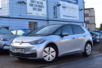 VOLKSWAGEN ID3 Pro 58kWh HATCHBACK | 1 OWNER | HEATED SEATS | 2 KEYS | BATTERY 