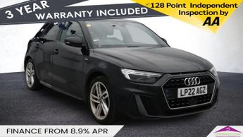 Audi A1 1.0 TFSI 25 S line Sportback 5dr Petrol Manual Euro 6 (s/s) (95 