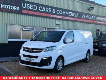 Vauxhall Vivaro 1.5 Turbo D 2900 Sportive Panel Van 5dr Diesel Manual L2 H1 Euro