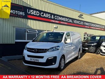 Vauxhall Vivaro 1.5 Turbo D 2900 Sportive Panel Van 5dr Diesel Manual L2 H1 Euro
