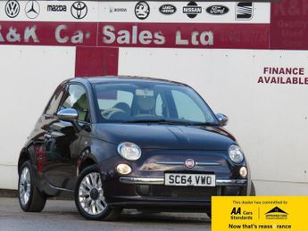 Fiat 500 1.2 Lounge Hatchback 3dr Petrol Dualogic Euro 6 (s/s) (69 bhp)