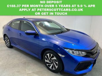 HONDA CIVIC 1.0 VTEC Turbo SE Hatchback 5dr Petrol Manual Euro 6 (s/s) (129 