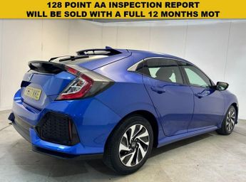 HONDA CIVIC 1.0 VTEC Turbo SE Hatchback 5dr Petrol Manual Euro 6 (s/s) (129 