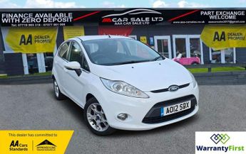 Ford Fiesta 1.25 Zetec Hatchback 5dr Petrol Manual (129 g/km, 81 bhp)
