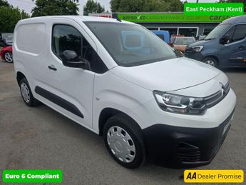 Citroen Berlingo 1.5 BlueHDi 100PS SWB Euro 6 Van, 25,000 Miles,  1 owner, Full S