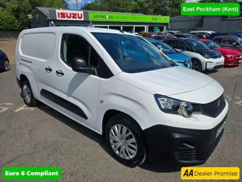 Peugeot Partner 1.5 BlueHDi 950 Pro LWB Crew Van 5 Seater white with 56,500 mile